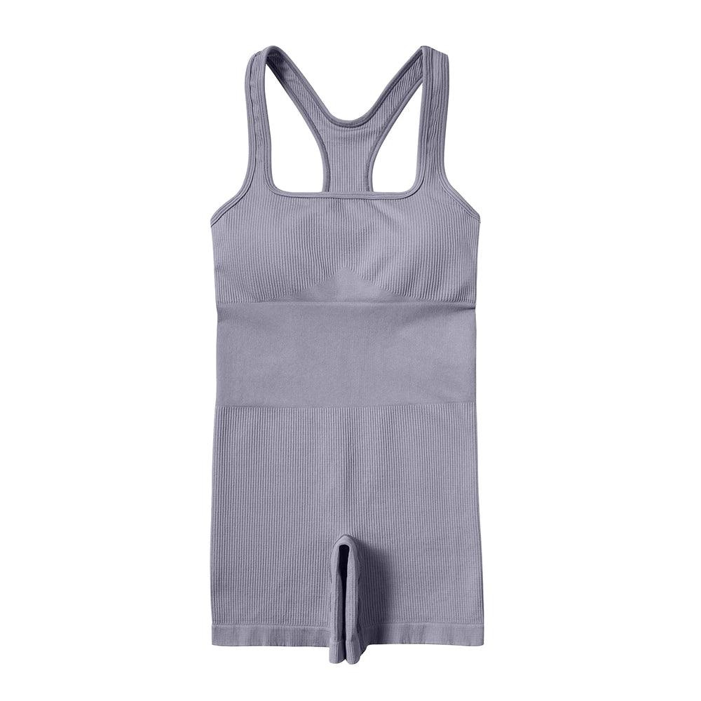 Seamless Bodysuiyts for Women  Contracted Tummy Control Rompers Sexy Sleeveless Backless  Yoga Sets Jumpsuits Women's Clothings