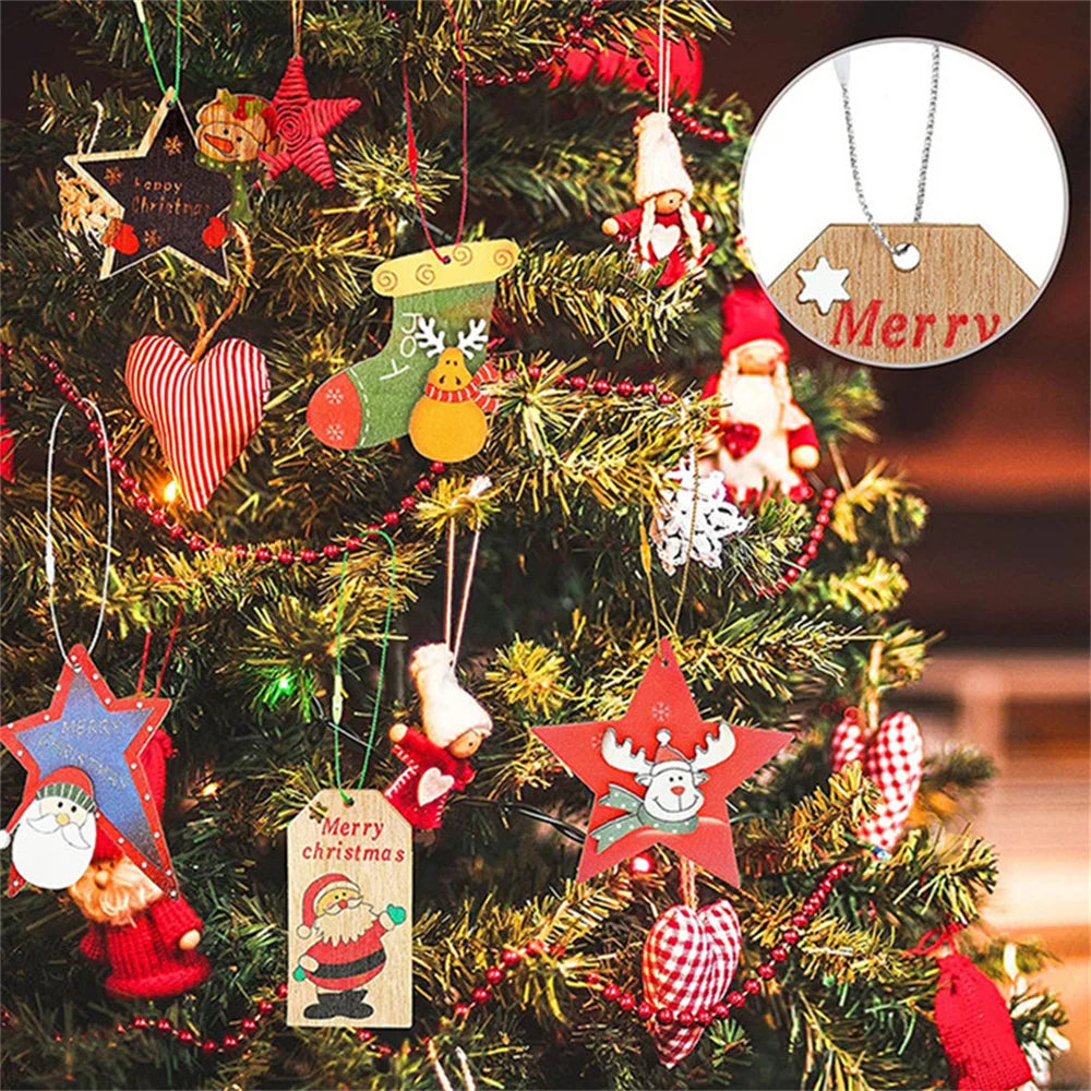 100Pcs Christmas Ornaments Hanger String Ornament Hook Ropes Precut String with Snaps Locking for Xmas Ornament Hanging Decor