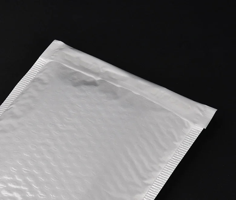 50/10Pcs Bubble Envelopes White Foam Shipping Bags Poly Bubble Mailers Pad Self Seal Packing Bags for Magazine 11cm 15cm 23cm