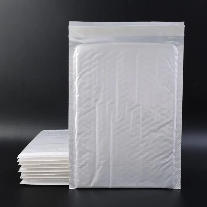 50/30/10Pcs White Bubble Envelope Bags 11/15/23cm Packing Bags for Magazine Lined Mailer Shipping Self Seal Waterproof Bags