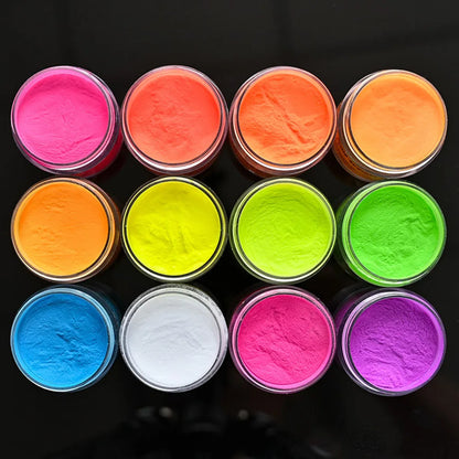 1oz Neon Fluorescent Dip Powder Pigment Nude Pink Acrylic Powder Dipping Powder Nail Supplies For Professionals