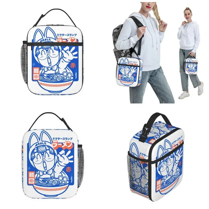 Arale From Dr Slump Thermal Insulated Lunch Bags Work Portable Box for Lunch Thermal Cooler Lunch Box