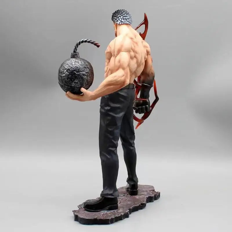 Monkey D Garp 26cm One Piece Anime Figures Standing Posture Gk Sculpture Scene Handmade Pvc Ornament Model Desktop For Toy Gifts