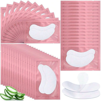 50pcs crystal lash brushes 100pcs nano cotton swabs 4pcs adhesive tape 100pcs ring cups 20pcs  Eye stickers Makeup Tool Set