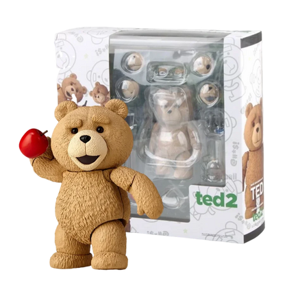 Ted Teddy Bear Bjd Figure Ted 2 Amazing Yamaguchi Revoltech No.006 Teddy Brick Pvc Boxed Movie Model Action Figures Toys Gifts