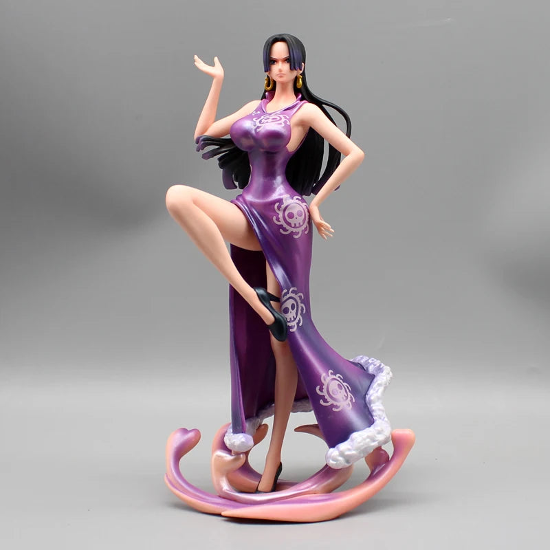 Boa Hancock 25cm One Piece GK PVC double-end Double arms Anime Figure Model Room Decora Collection Doll Gift Birthday Toys Gifts