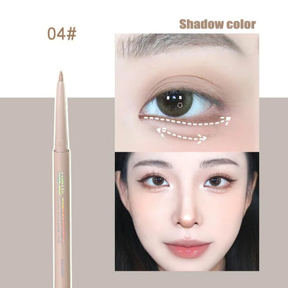 Matte Brightening Lying silkworm Shadow Pen Dual-use Eyeliner Gel Pen Beige Skin Tone Concealer Pen Smooth Contour Eye Shadow