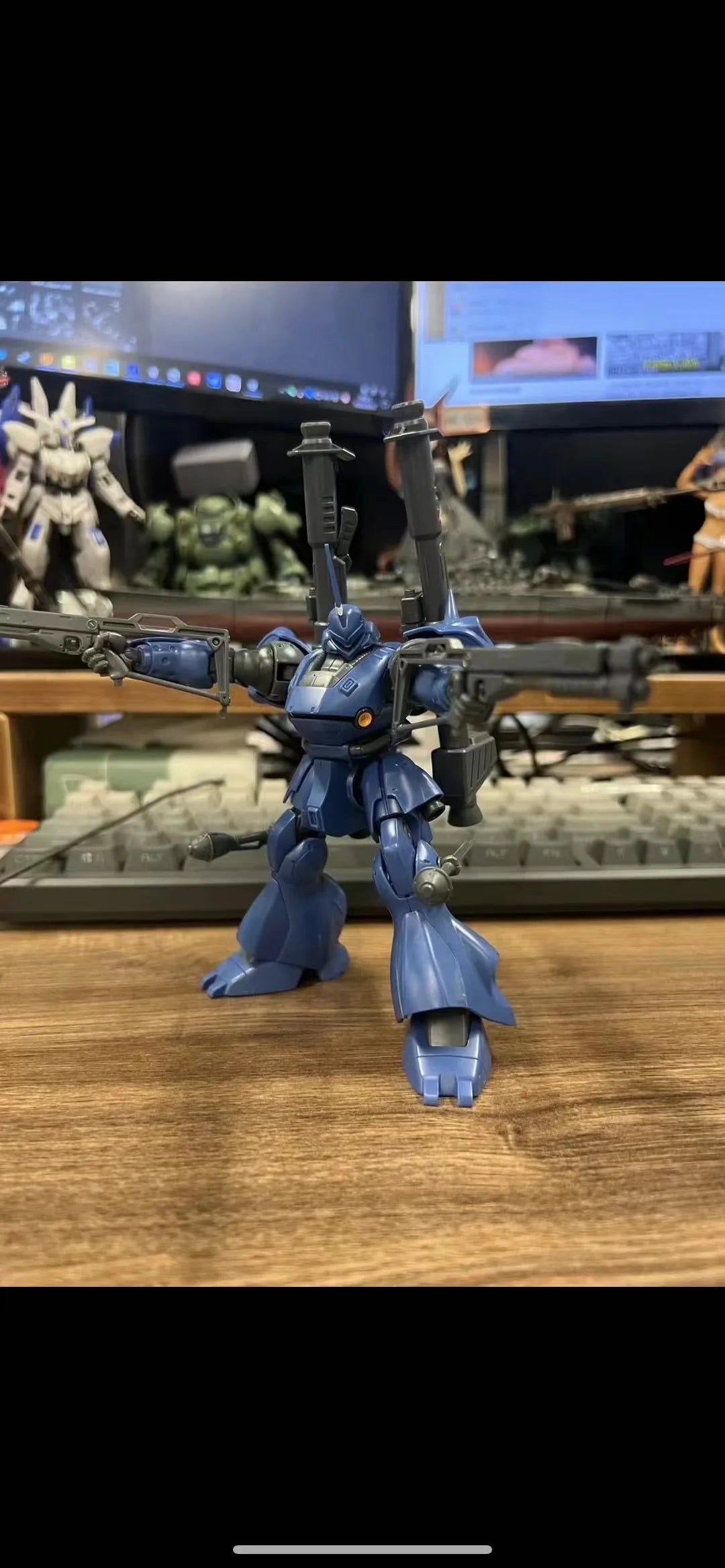 HG1/144 STR 089 Kampfer Model MS-18EMS-18E Assembly Model Action rocket artillery Armor piercing rocket Shotgun Type Robot Gifts