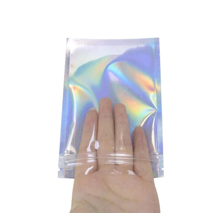 10/30/50PCS Laser Ziplock Bags For Necklace Phone Earphone Storage Bag Clear Plastic Jewelry Data Cable Packaging Bubble Mailers