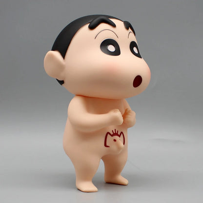 Q edition slippery Crayon Shin chan Action Figure Elephant with long nose Figures 15cm Collectible Model Doll Car Ornament Gifts