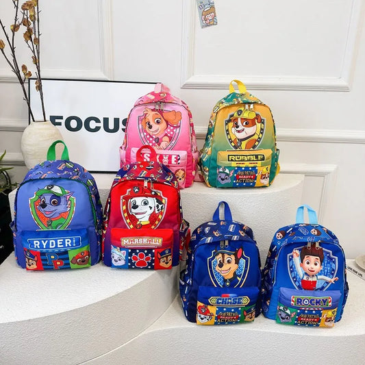 Original PAW Patrol Children School Bag Cute Dogs Fashion Boy Girl Backpack Kids Kindergarten Backpacks Chase Skye Baby Gift