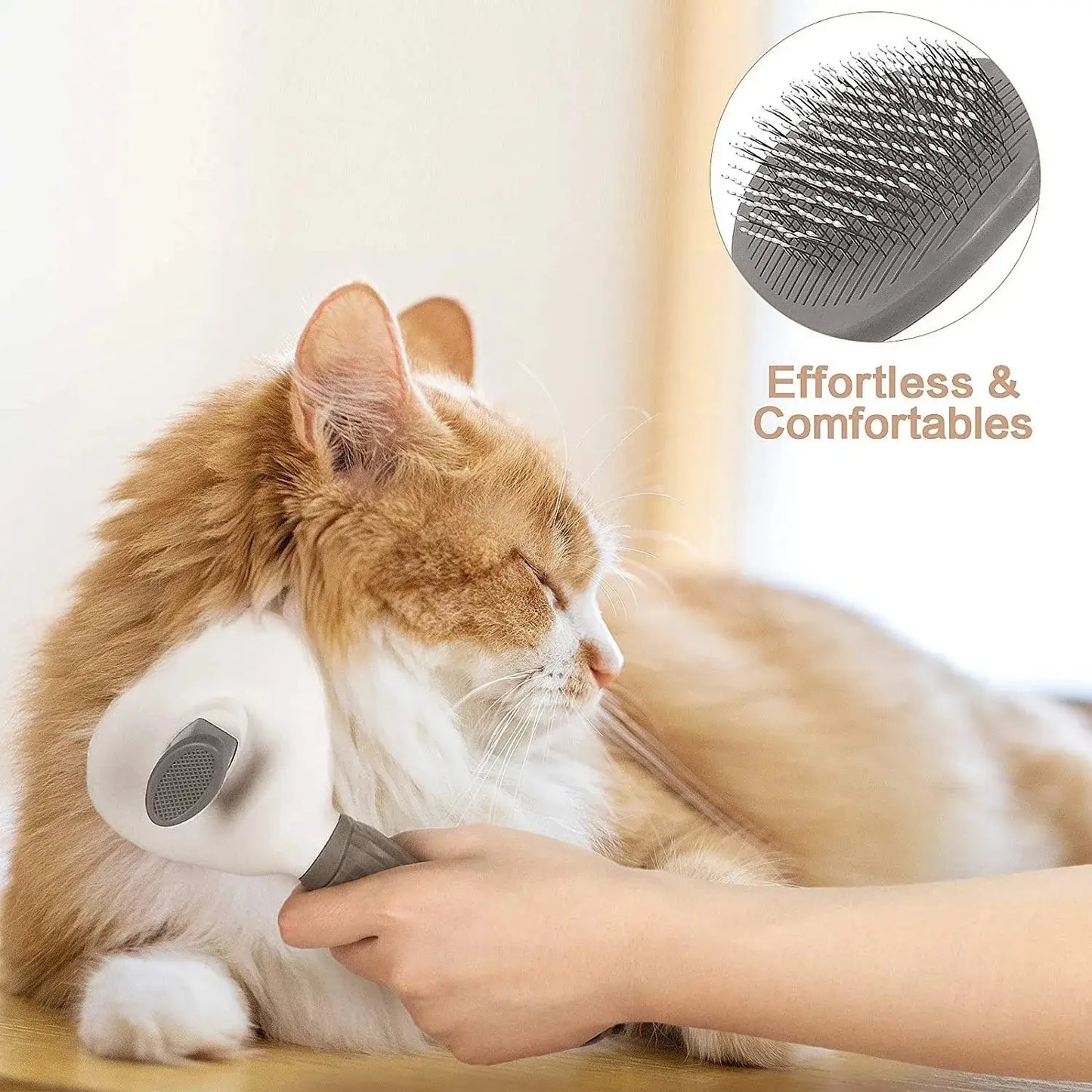 Pet Dog Brush Cat Comb Self Cleaning Pet Hair Remover Brush For Dogs Cats Grooming Tools Pets Dematting Comb Dogs Accessories