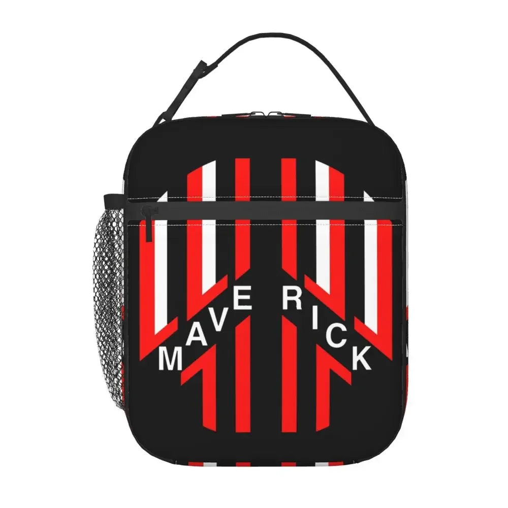 Custom Top Gun Maverick Film Lunch Bag Women Cooler Thermal Insulated Lunch Boxes for Children School