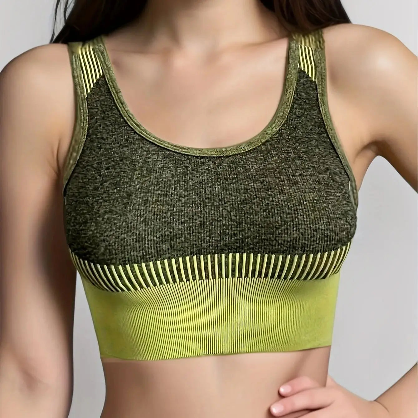 Sports bra for women running quick-drying shockproof side breast fitness yoga vest without steel ring gathered sports bra