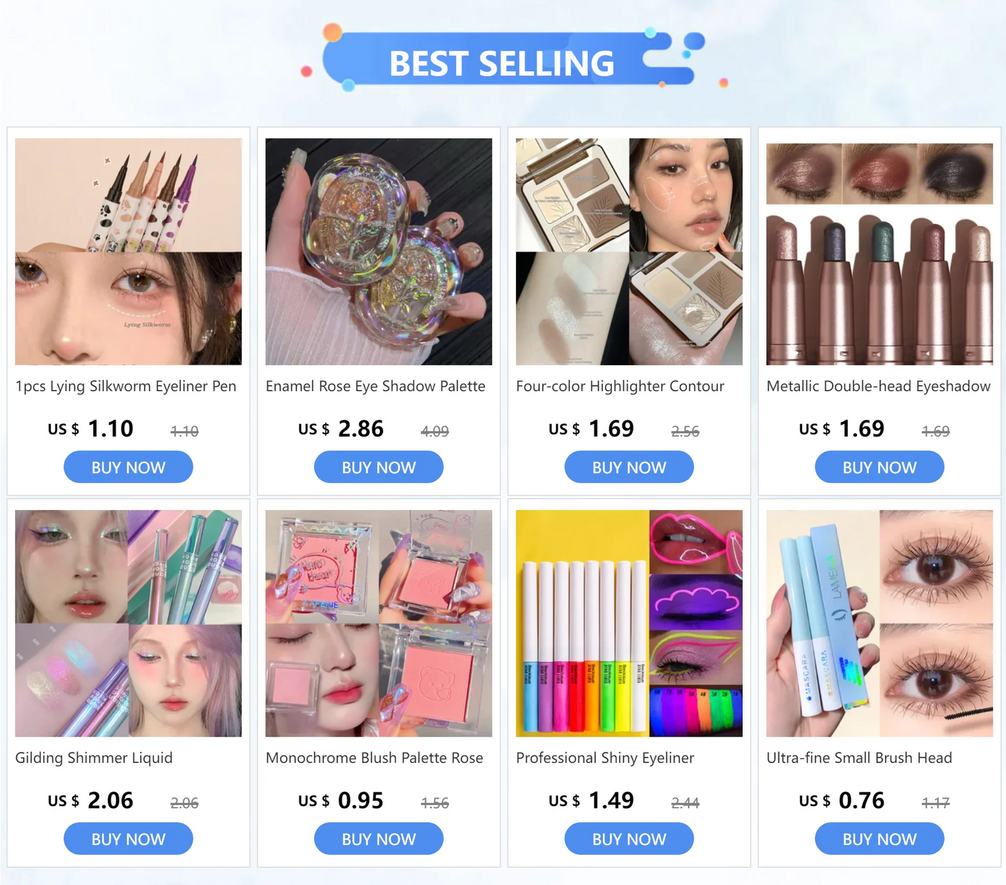 6 Color Mascara Waterproof Fast Dry Eyelashes Curls Extension Make-Up Eyelashes Blue Pink Purple Black White Coffee Ink Mascara