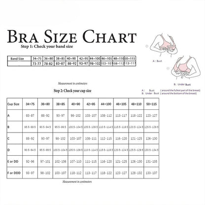 Push Up Bra for Women Deep Cup Hide Licensed Lingerie 34-50 Plus Size Bra Bralette Black Sexy Bra Underwear Women Backless Bra