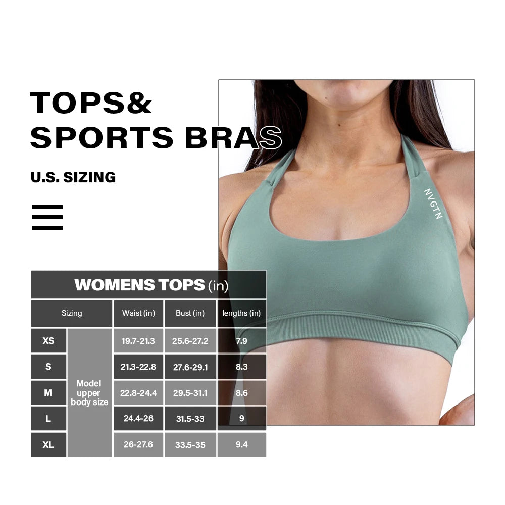 NVGTN Impact Sports Bra Seamless Spandex Woman Fitness Elastic Breathable Breast Enhancement Leisure Sports Underwear