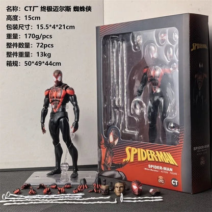 Ct Toys 092 Figure Spiderman 2099 Spider Man Across The Spider-Verse Miles Morales Shf Action Figurine For children Toys Gifts