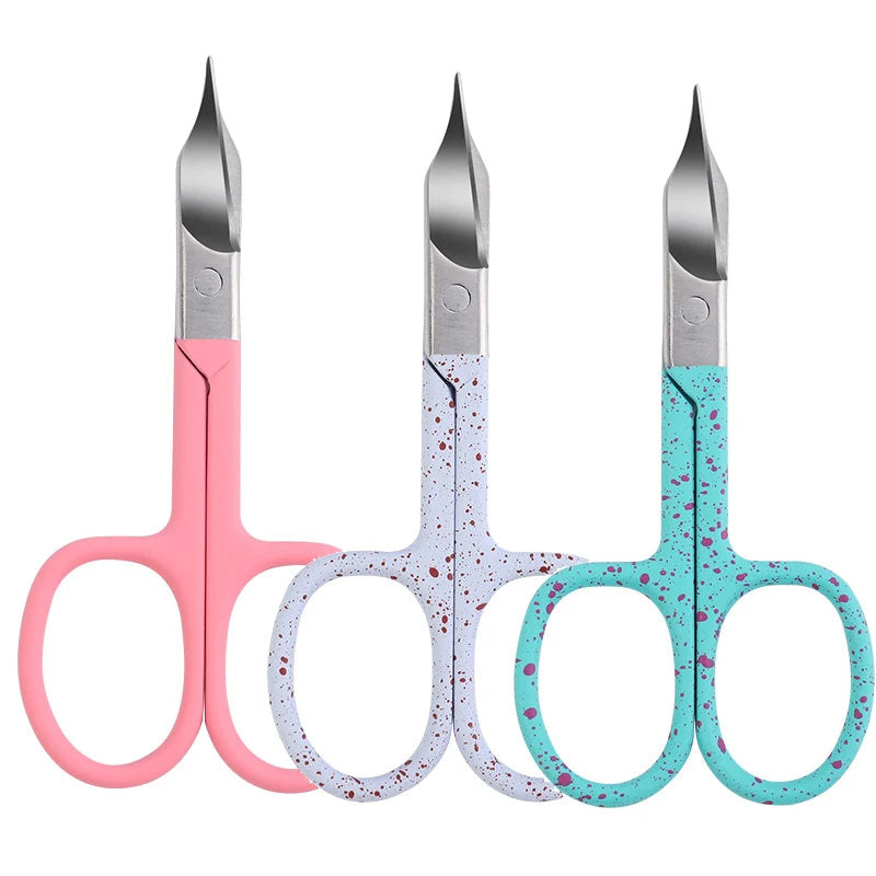 1Pc Professional Thick Toe Nail Scissors Cutter Clipper Manicure Curved Tip Pedicure Tool Round Nails Ingrowns Beauty Grooming