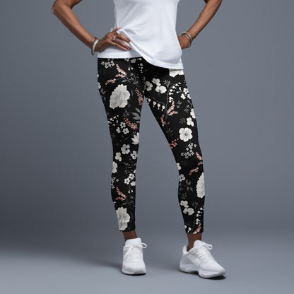 LETSFIND High Quality Fashion Fitness Leggings High Waist 3D Flowers Pattern Digital Print Sexy Casual Trousers Woman's Leggings