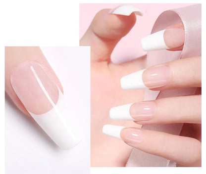 BORN PRETTY 60/30ml Hard Jelly Extension Nail Gel Polish French Nails Nude Pink White Clear Nail Supplies Gel for extension