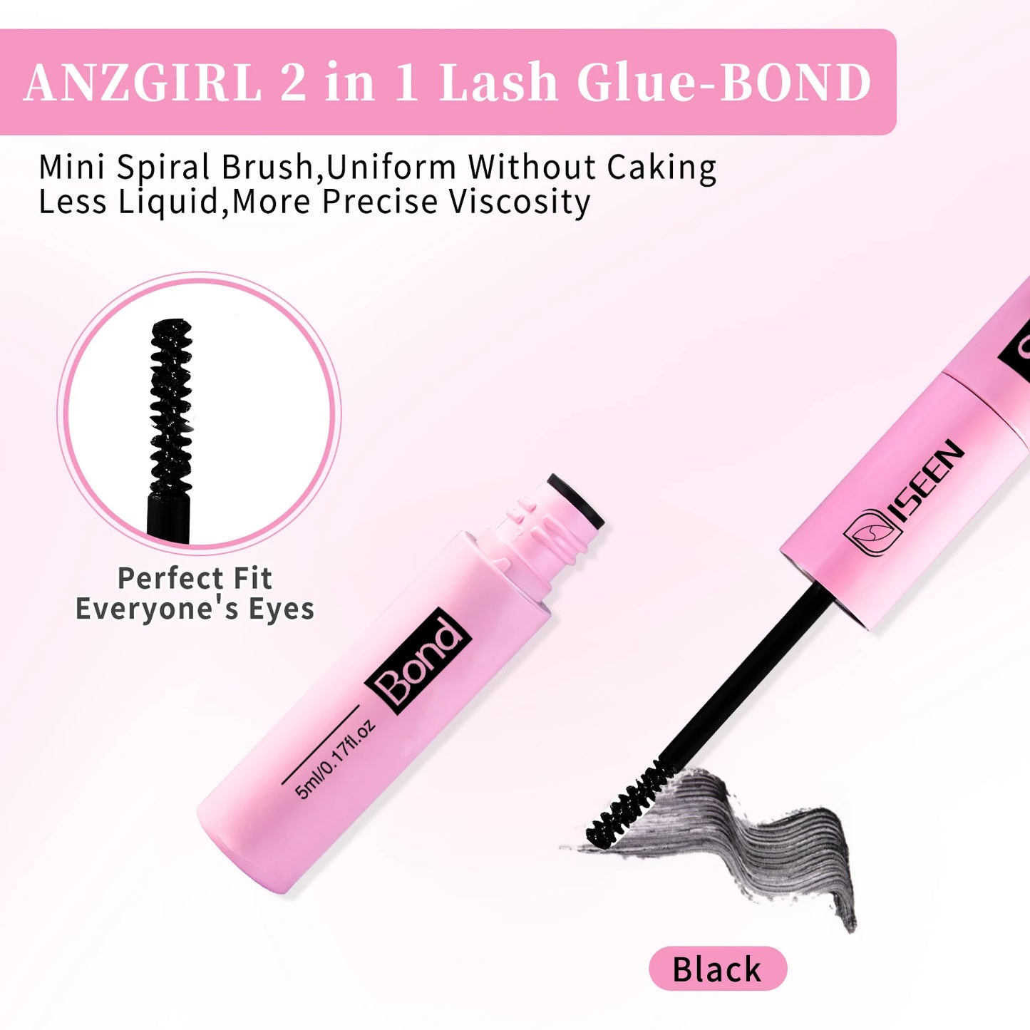 Eyelash Gluing and Sealing for Eyelash Clusters Strong Fixed Eyelash Glue Lasting 48H Eyelash Gluing Glue Eyelash Extension