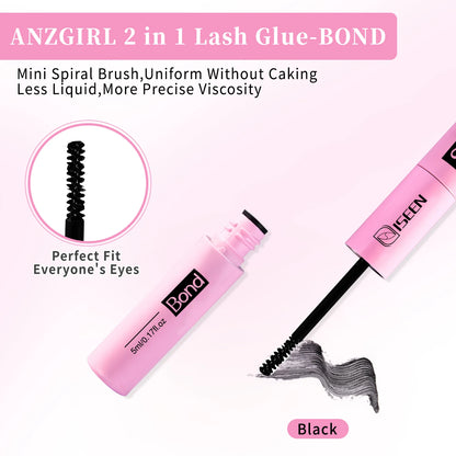 Eyelash Gluing and Sealing for Eyelash Clusters Strong Fixed Eyelash Glue Lasting 48H Eyelash Gluing Glue Eyelash Extension