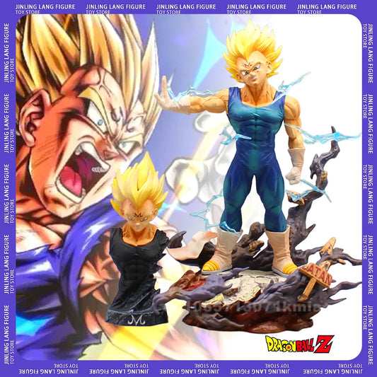 20cm Dragon Ball Figurine Hero Belief Vegeta Action Figures GK Majin Vegeta Anime PVC Model Doll Collection Ornamen Toys Gifts