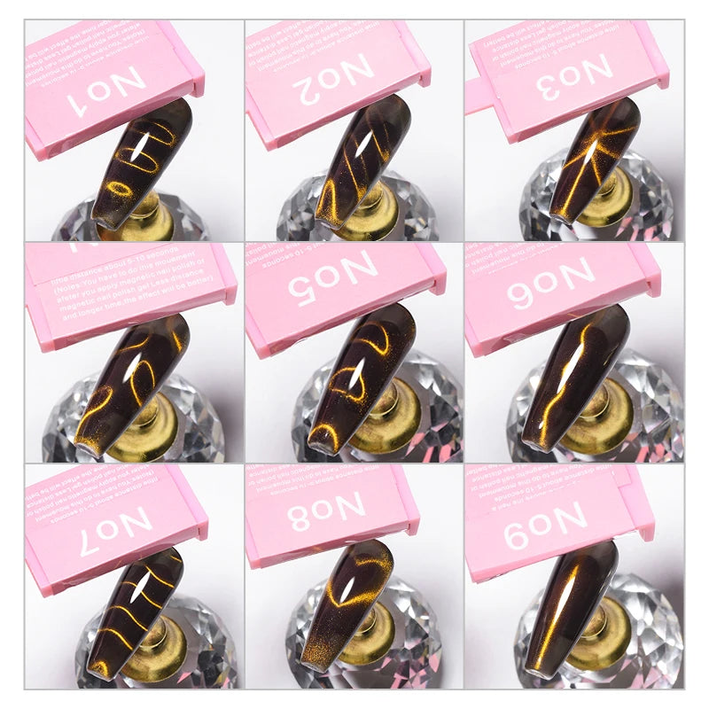 Multifunctional Pink Cat Eye Magnetic Rod Nail Art Tools Powerful Magnet Suitable for Gel Polishing Beauty Manicure Supplies