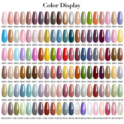 6Pcs Nude Pink Gel Nail Polish Set Winter Colors Glitter Semi Permanent Varnish Soak Off UV LED Gel Manicure Nail Art Gel Kits