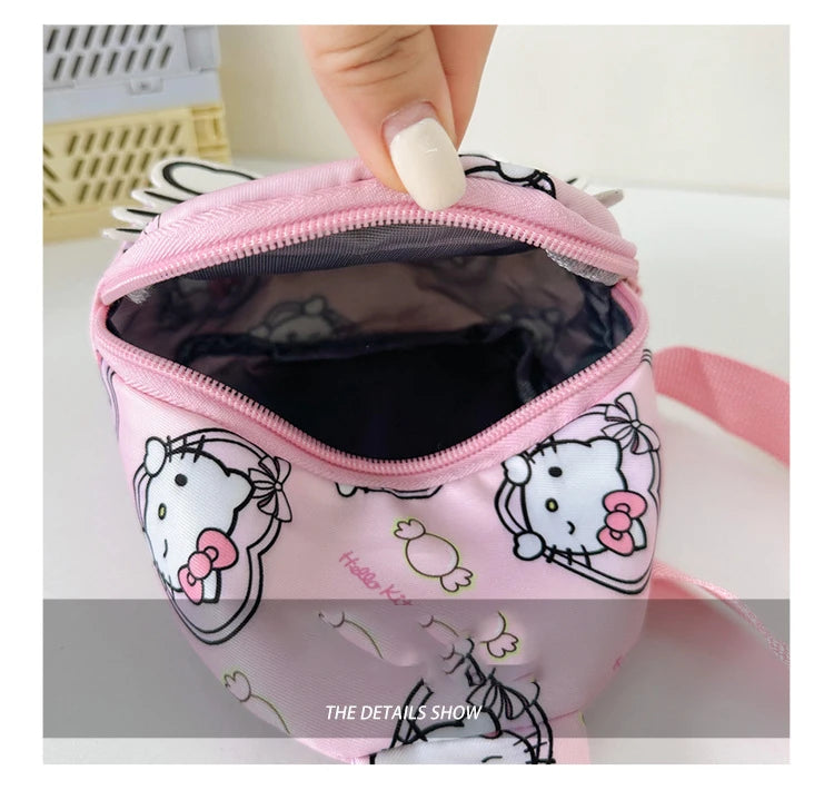 Sanrio Tide Children's Backpack Cartoon Cute Male and Girls Crossbody Shoulder Bag South Korea Ultra Light Children's chest bag