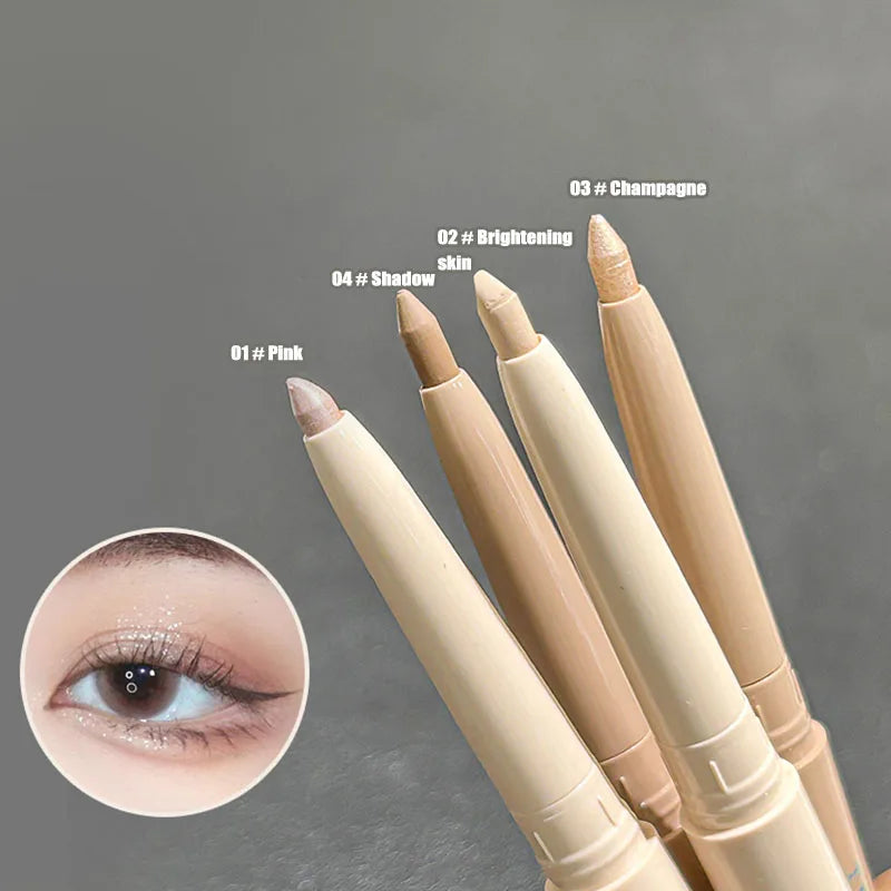 Matte Brightening Lying silkworm Shadow Pen Dual-use Eyeliner Gel Pen Beige Skin Tone Concealer Pen Smooth Contour Eye Shadow