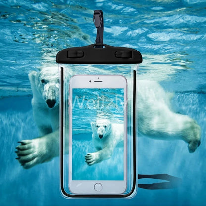 Waterproof Phone Case Swimming Water Proof Bag Universal Underwater Phone Protector Pouch PV Cover for iPhone 12 Pro Xs Max XR X