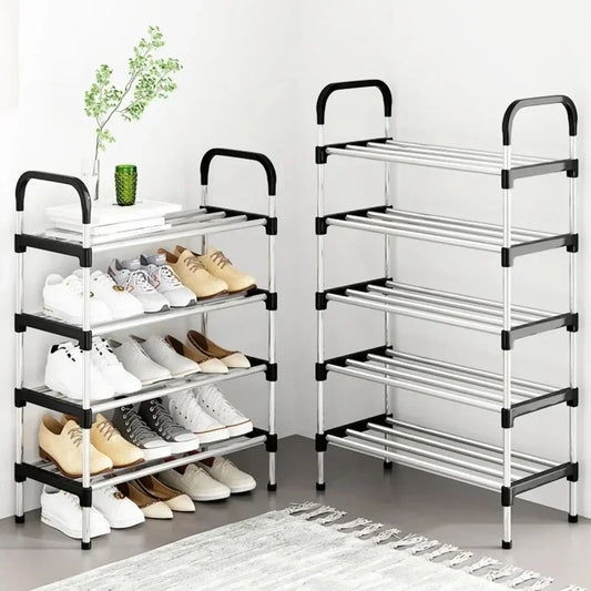 Simple Shoe Rack Multi Layer Dustproof Household Doorstep Shoe Cabinet Storage Space Saving Assembly of Living Room Shoe-shelf