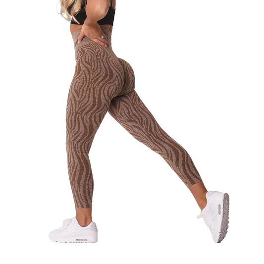 Nvgtn Zebra Pattern Seamless Leggings Women Soft Workout Tights Fitness Outfits Yoga Pants  Gym Wear