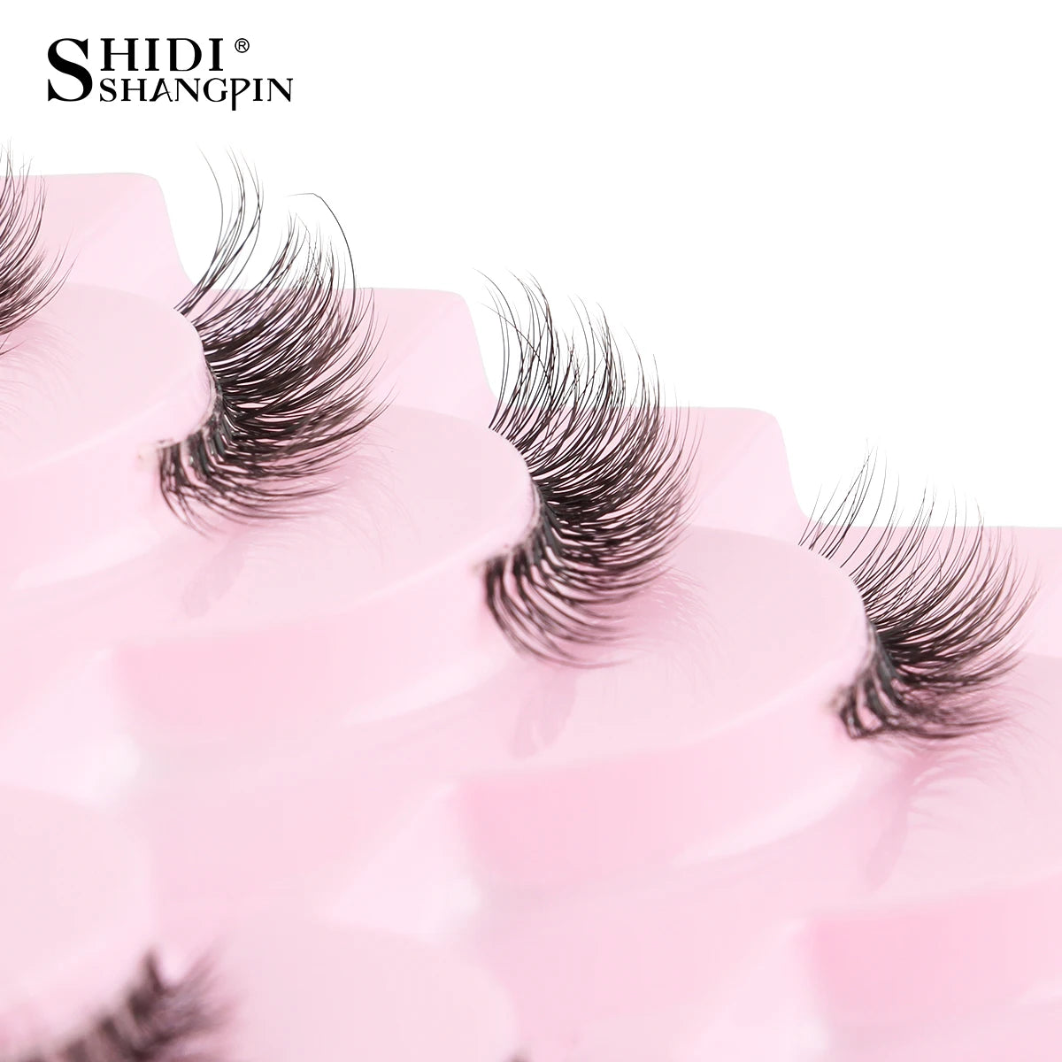 Half Lashes Mink Eyelashes Natural Soft Cat Eye False Eyelashes Long Wispy 3D Mink Lashes Makeup Eyelash Extension Fake Lashes