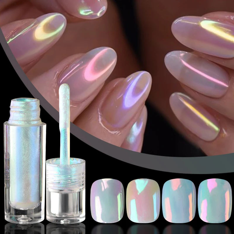 PICT YOU Semi-solid Powder Glitter Nail Liquid Mirror Pigment 3g Liquid Metallic Dust Nail Art Decoration