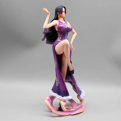 Boa Hancock 25cm One Piece GK PVC double-end Double arms Anime Figure Model Room Decora Collection Doll Gift Birthday Toys Gifts