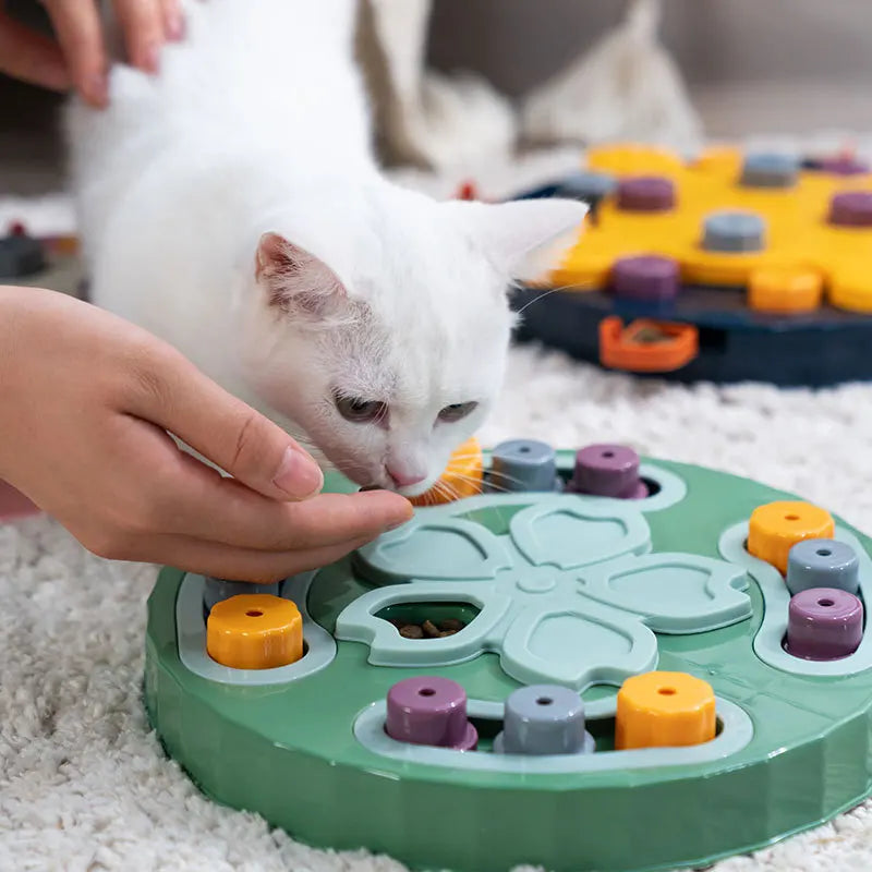 Dog Puzzle Toys Slow Feeder Interactive Increase Puppy IQ Food Dispenser Slowly Eating NonSlip Bowl Pet Training Game