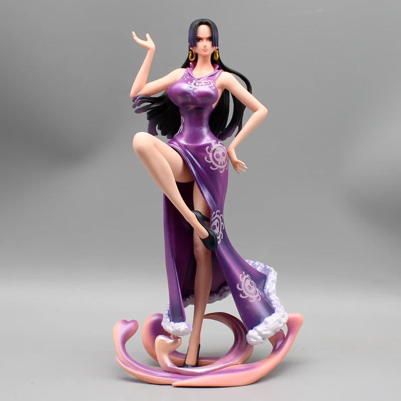 Boa Hancock 25cm One Piece GK PVC double-end Double arms Anime Figure Model Room Decora Collection Doll Gift Birthday Toys Gifts