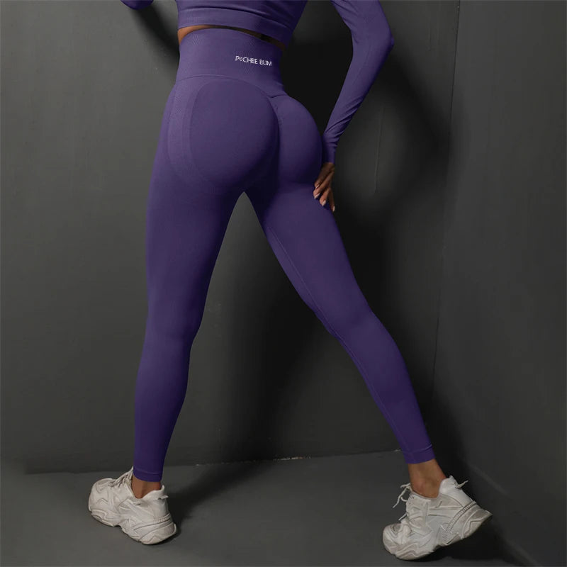 Women Seamless Leggings For 2023 Fitness Wear PcheeBum Scrunch Butt Legging Workout Gym Tights High Waist Sport Jogging Legging