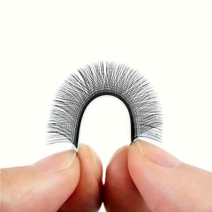 Automatic Flowering W Shape Bloom 3D 4D 5D 0.07MM C/D Curl Mix Tray 8-15MM  Premade Fans Eyelash Extensions Natural Soft