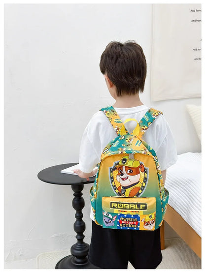 Original PAW Patrol Children School Bag Cute Dogs Fashion Boy Girl Backpack Kids Kindergarten Backpacks Chase Skye Baby Gift