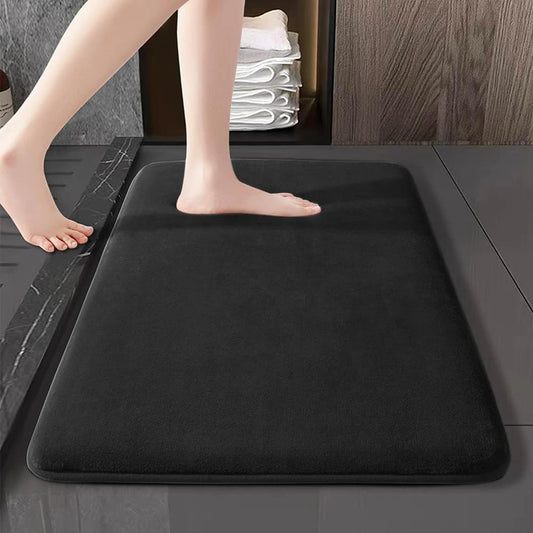 Absorbent Floor Mat Non Slip Bath Mat Anti Slip Coral Velvet Bathroom Floor Mat Door Mat Home Decoration