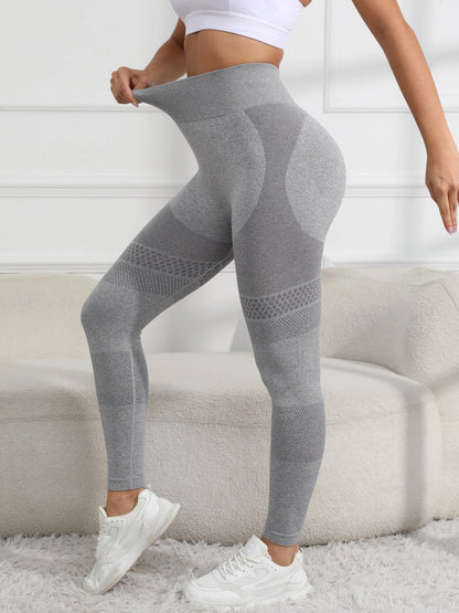 Women High Waist Seamless Workout Leggings Gym Contour Yoga Pants Athletic Tights