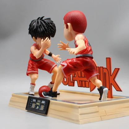 Slam Dunk Figures Rukawa Kaede Vs Sakuragi Hanamichi 15cm Figures Pvc Q Edition Statue Ornament Model Anime Dolls Kids Toys Gift