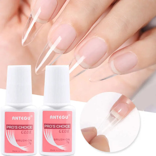 7g/bottle Fast-dry Nail Glue Professional Nail Tip Bond Glue 1/5/10pcs for False Nail Tips Long Lasting Glue Nail Tools 2/3/10g