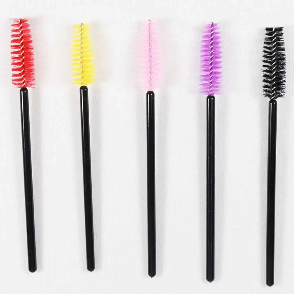 Disposable Crystal Eyelashes Brush Comb 50Pcs Eye Lashes Extension Mascara Wands Makeup Professional Makeup Beauty Tool