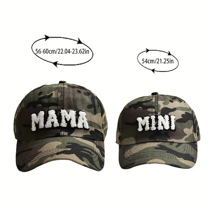 Parent-child Baseball Cap Embroidered Letters Cap Outdoor Casual Sunshade Hat for Boys Girls