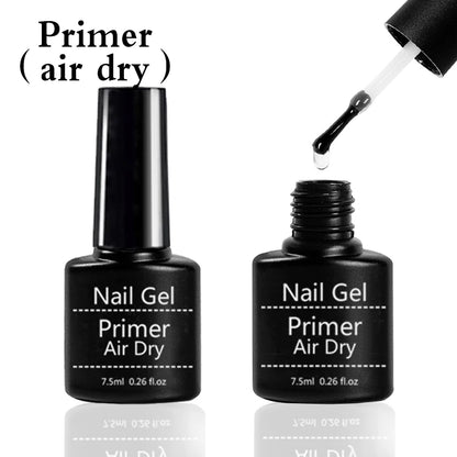 Acrylic No-acid Primer Nail Art Set With Base Coat And Top Coat Soak Off Gel Nail Polish For Nail Art Design Tool Kit